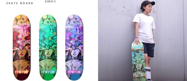 国内女滑手 – 杨柳青：中国女子自主滑板品牌 mirroir skateboards 发布